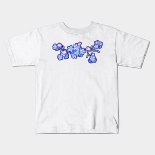 Forget Me Not Bunnies Kids T-Shirt